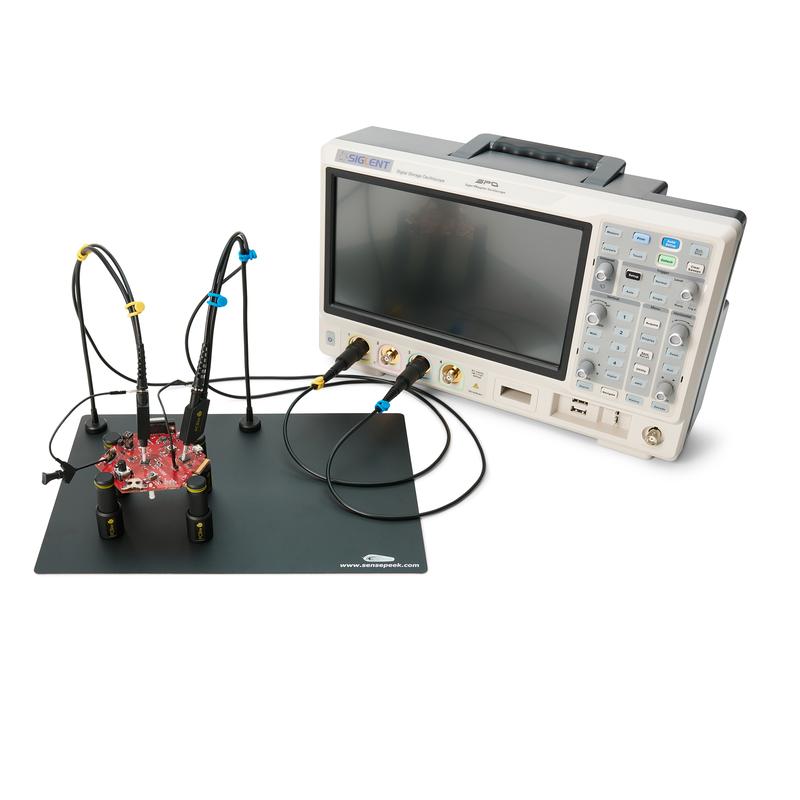 PCBite kit with 2x SQ350 350 MHz handsfree oscilloscope probes
